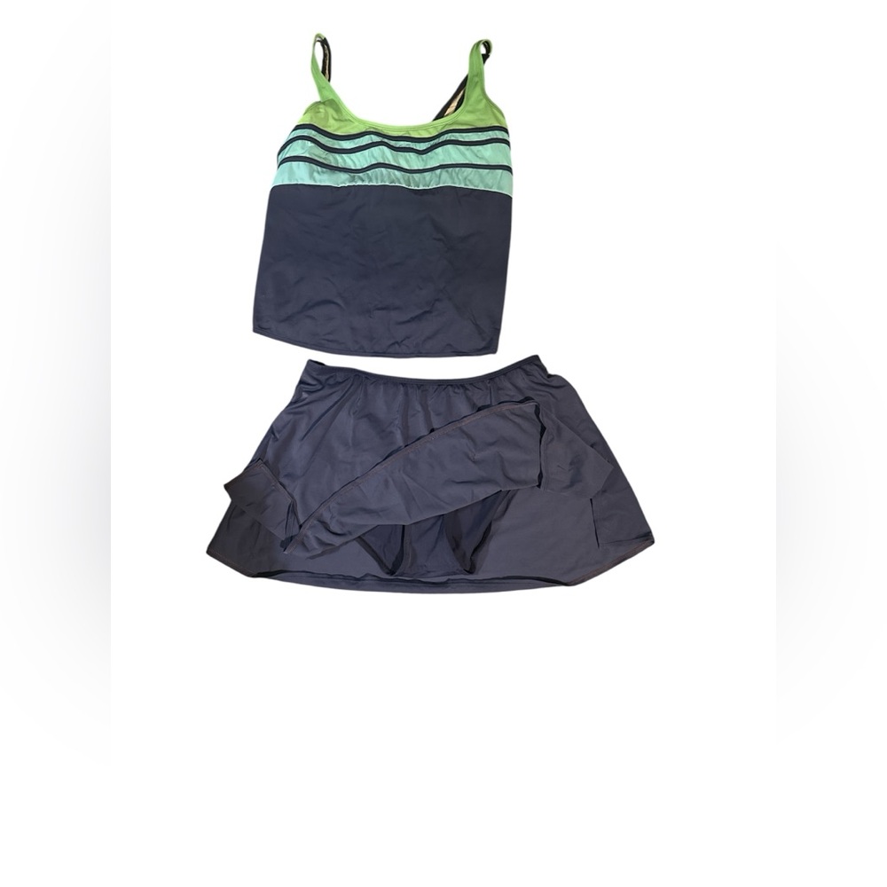 Swim Set in mint Green and Navy